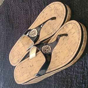 Charming Charlie wedge sandals